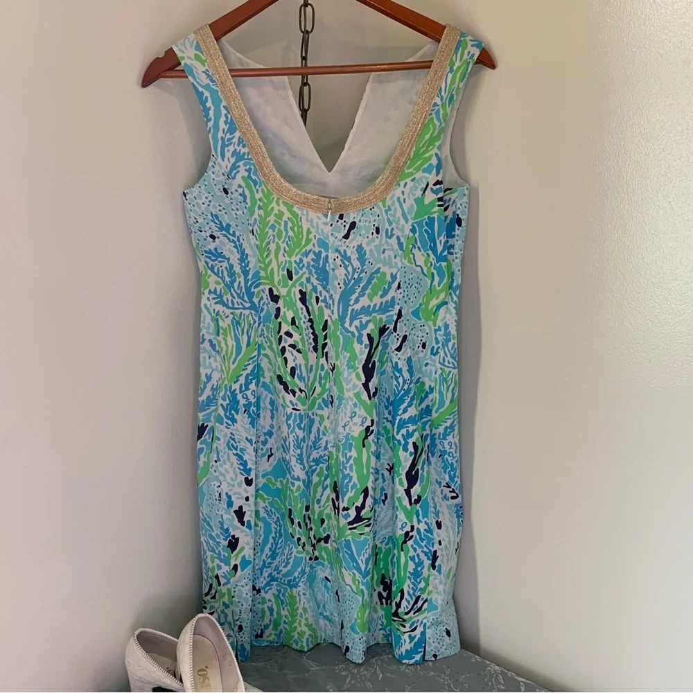 Lilly Pulitzer Janice Shift Dress - Size 2 - Picture 4 of 10